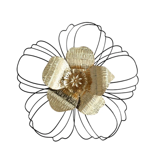 String Flower Wall Décor