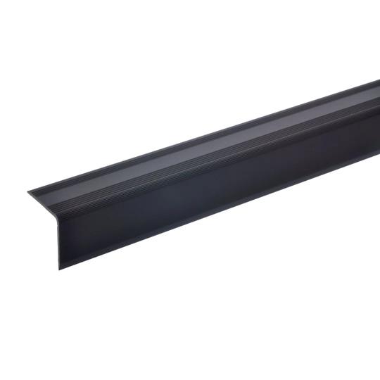 Abhik Metal 2.7 cm Thick x 3 cm Wide x 135 cm Length Stair Nose in Dark Bronze