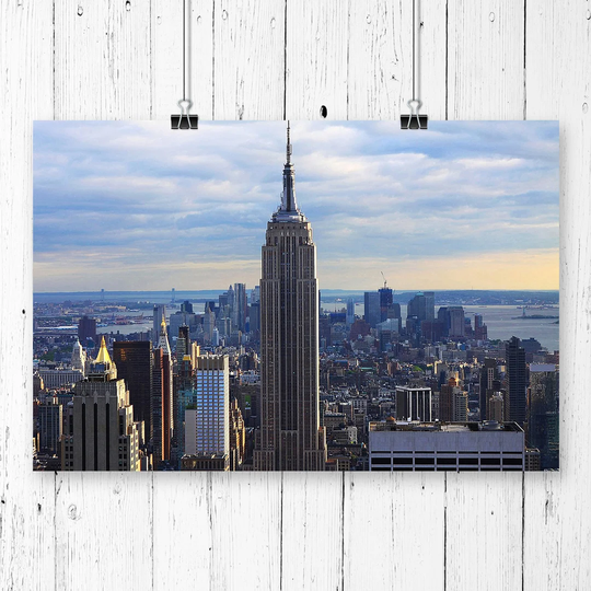 'Empire State Building New York City Skyline' Photographic Print