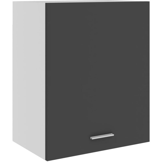 Hanging Cabinet Grey 50x31x60 cm Chipboard