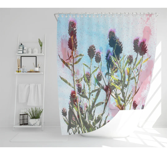 Dimitriyka Polyester Shower Curtain Set