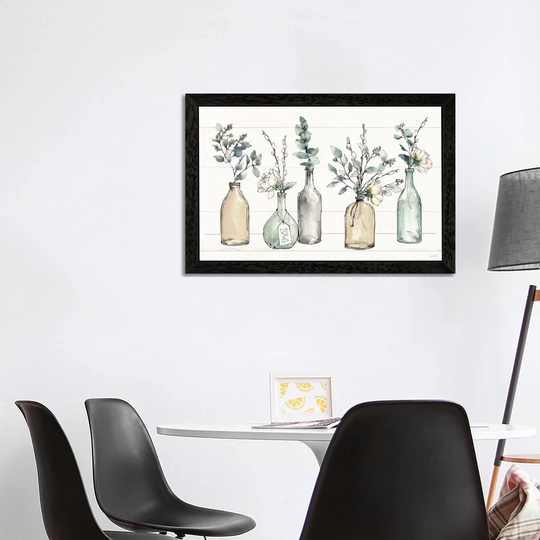 'Modern Farmhouse I' by Anne Tavoletti - Floater Frame Painting Print on Canvas