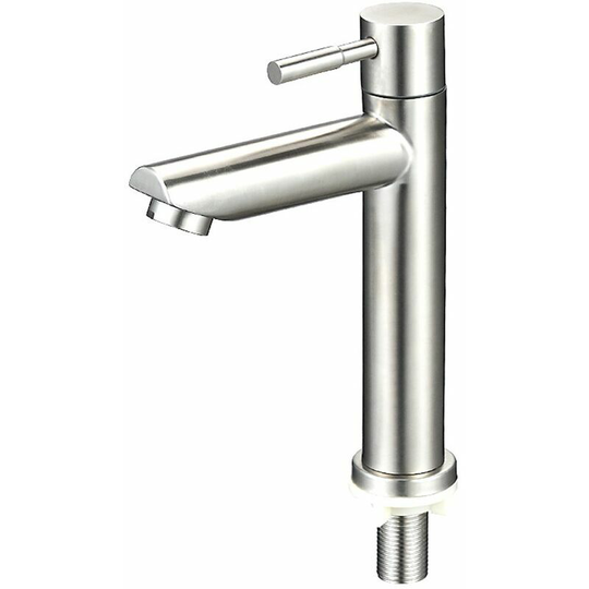 Cold Water Bathroom Faucet only Tap Slave Surface Copper Surface In Durable Copper Hands Taps Ceramic Ceramic Mousseur Practical to clean or replace