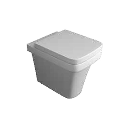 Kartelluk - Kartell Sicily Ceramic Back To Wall Toilet wc Pan With Soft Close Seat