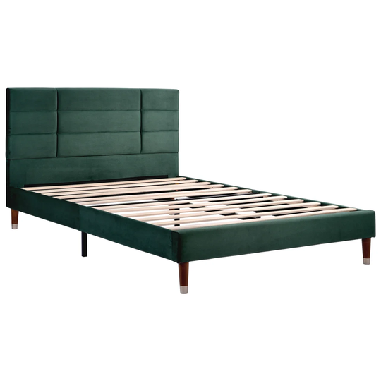 Euben European Double (140 x 200cm) Upholstered Platform Bed