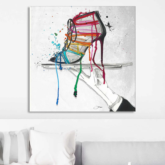You've Been Served by Jodi - Wrapped Canvas Painting Print