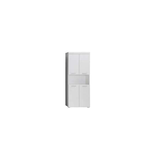 Wheatland 73Cm W x 190Cm H x 31Cm D Free-Standing Tall Bathroom Cabinet