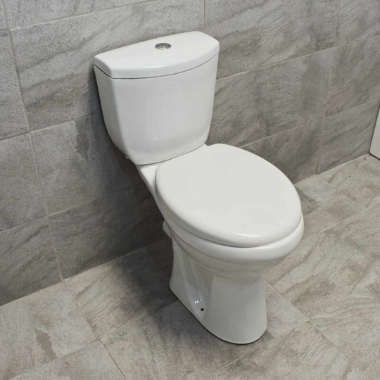 Hydros - Gigi Comfort Raised Height Close Coupled Toilet wc Disabled Elderly Tall Toilet