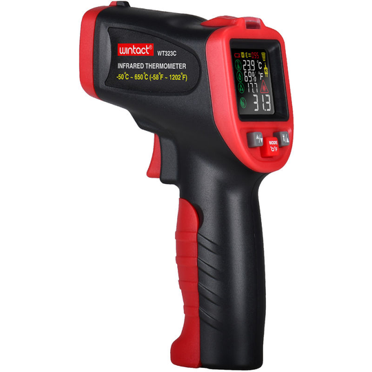 Wintact - 50�650¡æ Infrared Thermometer Professional Industrial Thermometer Multi-Purpose Instrument