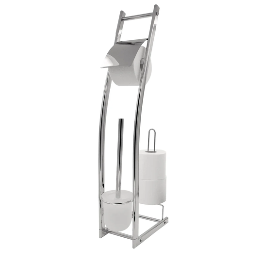 Free-Standing Toilet Brush and Holder