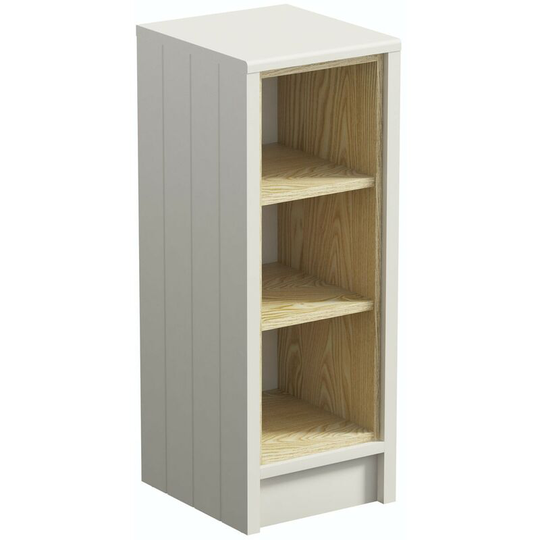 Dulwich ivory open storage unit 800 x 300mm - Ivory - Orchard
