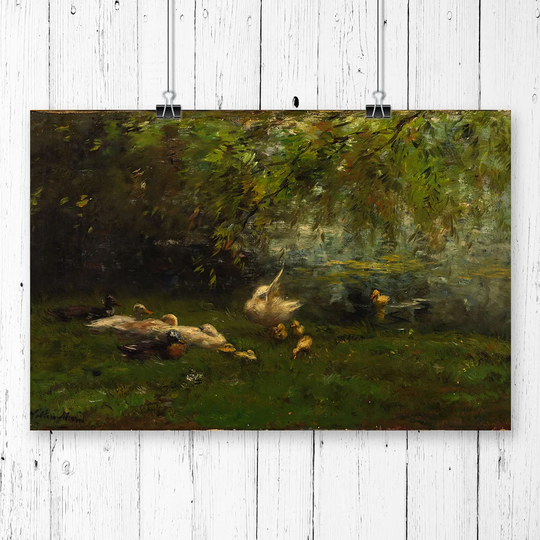 'Duck Heaven' by Willem Maris Printing Print