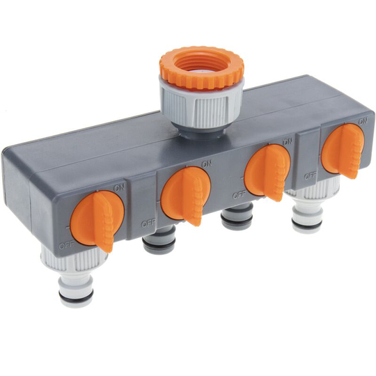 4-Way Adapter for 3/4 Garden Faucet - Primematik
