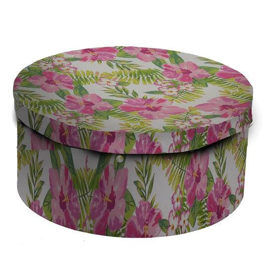 Hibiscus Cardboard Box