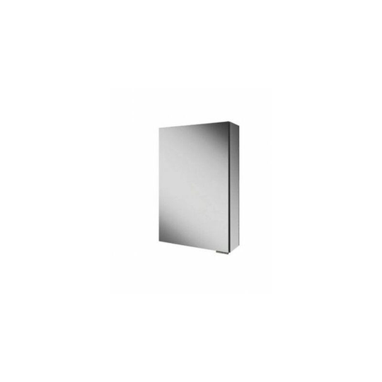 Eris 40 Single Door Mirrored Cabinet - 400mm Wide - 45000 - Aluminium - HIB