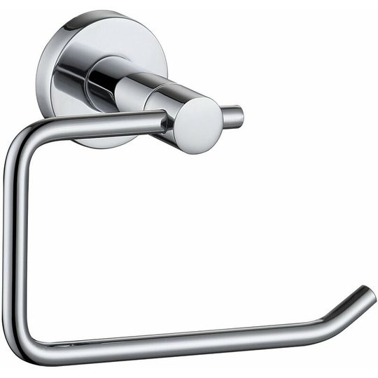 Gemini Polished Chrome Wall Mounted Toilet Roll Holder - Chrome