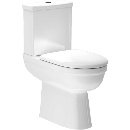 Wholesale Domestic - Ideal Comfort Height Close Coupled Toilet with Soft Close Toilet Seat