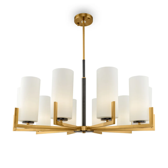 Horne 10-Light Shaded Chandelier