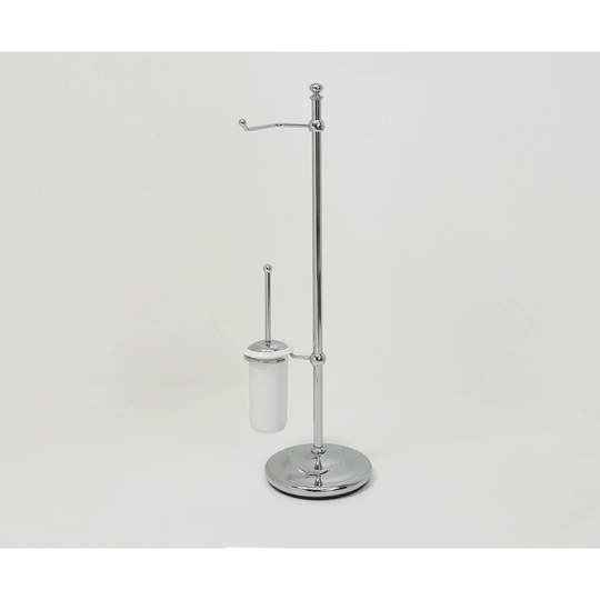 Barnston Freestanding Toilet Roll Holder with Toilet Brush