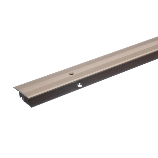 Abigel Metal 1.5 cm Thick x 3 cm Wide x 100 cm Length Overlap Reducer in Silver