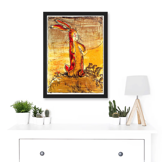 Painting Book Cover Williams Velveteen Rabbit Nicholson Artwork Framed A3 Wall Art Print