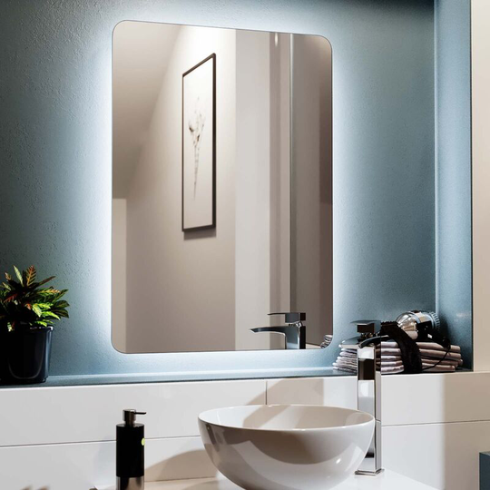 Edale led Illuminated Rectangular Demister Mirror 500 x 700mm