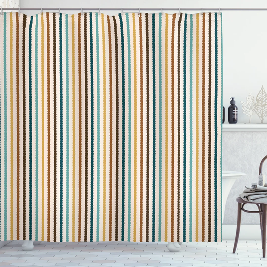 Beshore 13 Piece Polyester Shower Curtain Set