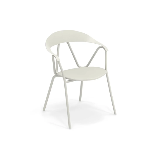 Reef Armchair Made Of Aluminium - Antique Iron