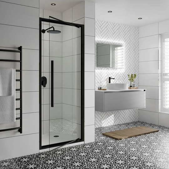 Semi-Frameless Glass Shower Door