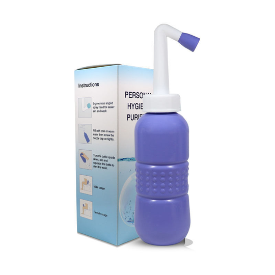 Portable Bidet Sprayer, BR-Vie Travel Bottle for Personal Hygiene, No Valve (450ml)