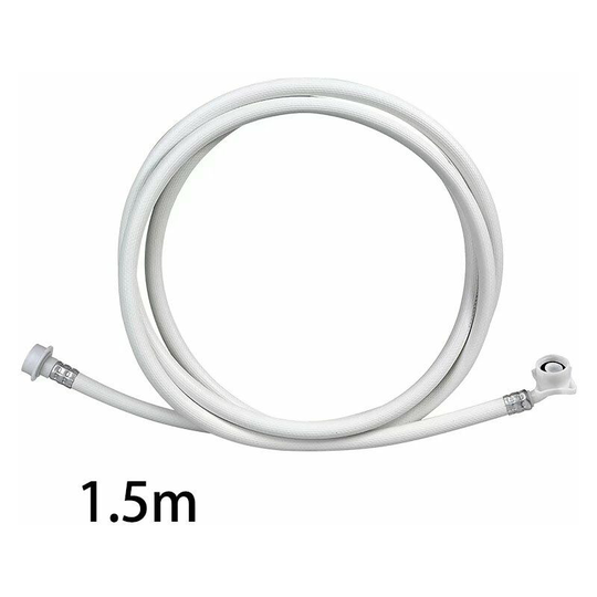 Perleraregb - Automatic Washing Machine Water Income Hose pvc Hardwood Fittings High Pressure 1.5 Meter Laundry Pipe