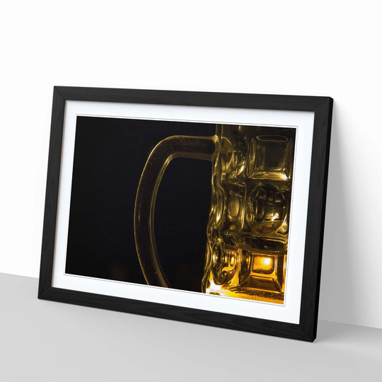 'Beer Glass 1' Framed Photographic Print