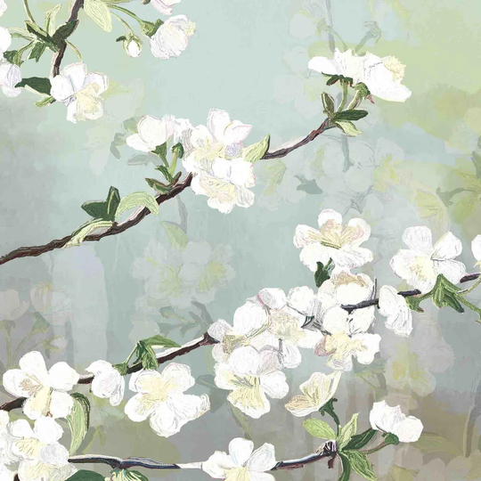 Pretty Whites - Wrapped Canvas Painting Print