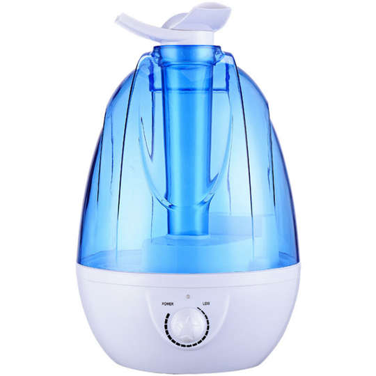 Asupermall - Portable Home Office Dual Nozzle Air Humidifier 4L Large Capacity Ultrasonic Cool Mist Air Humidifier,model: uk Plug