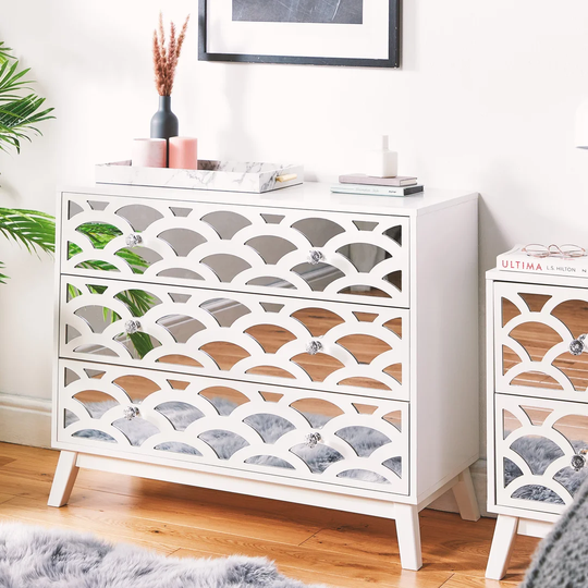 Malaysia 3 Drawer 90Cm W Dresser