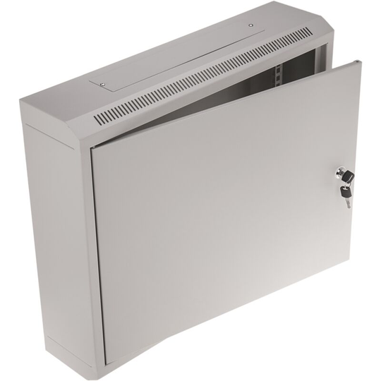 Rackmatic - Server rack cabinet 19 inch 9U 600x150x505mm wallmount with metal door SOHORack white