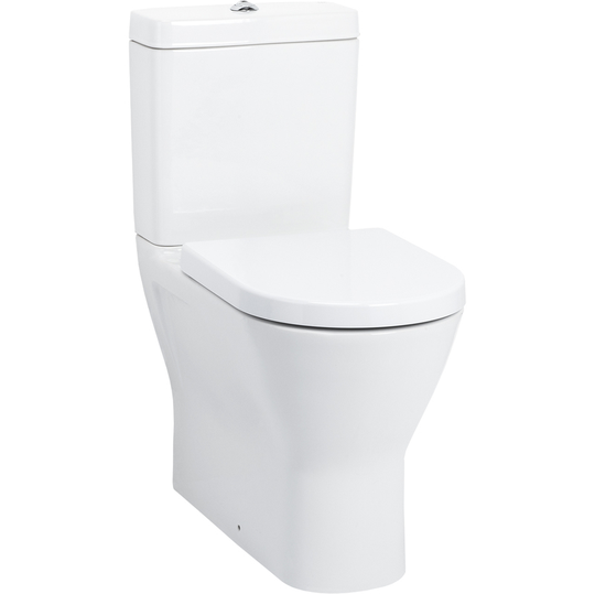 Wholesale Domestic - Rio Comfort Height Closed Back Close Coupled Toilet with Soft Close Toilet Seat