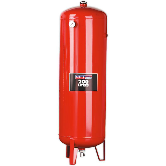 SA200T Compressor Tank Vertical 200L - Sealey