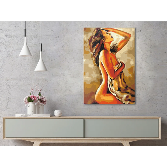 Hot Woman - Unframed Painting on Canvas