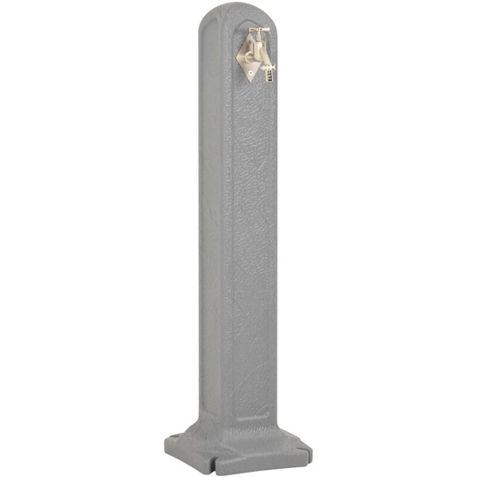 Vidaxl - Garden Tanker with Faucet Light Grey Stone Look Grey