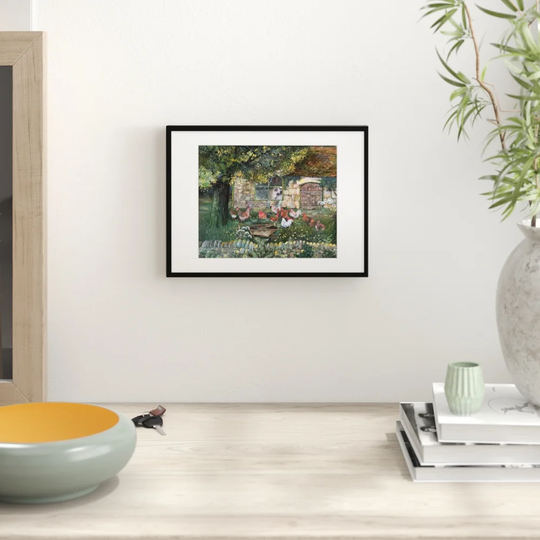 'Hen House, 1988' Framed Painting