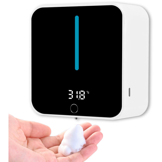 Sunflowergb - 400ml Soap Dispenser Automatic Induction,wall Mounted Hand Washing Machine Soap Dispenser,only Foam