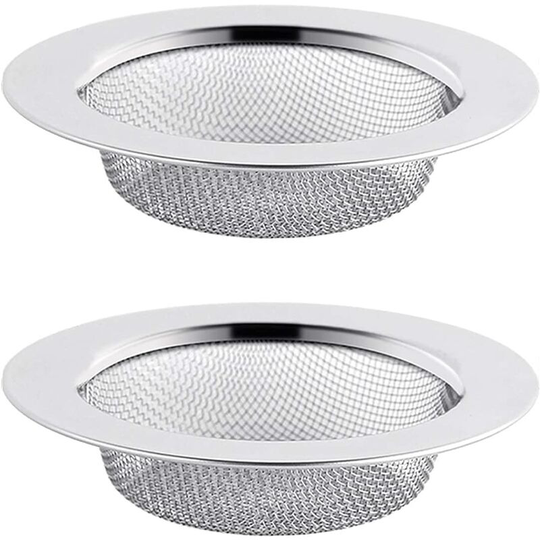 2PCS Stainless Steel Sink Strainer, 11.5cm Drain Strainer, Sink Strainer, Sink Strainer, Kitchen Sink Strainer