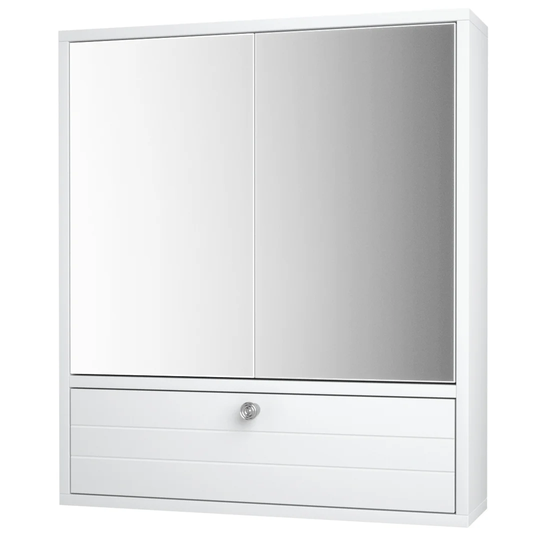 Elso 54cm x 62cm Surface Mount Mirror Cabinet