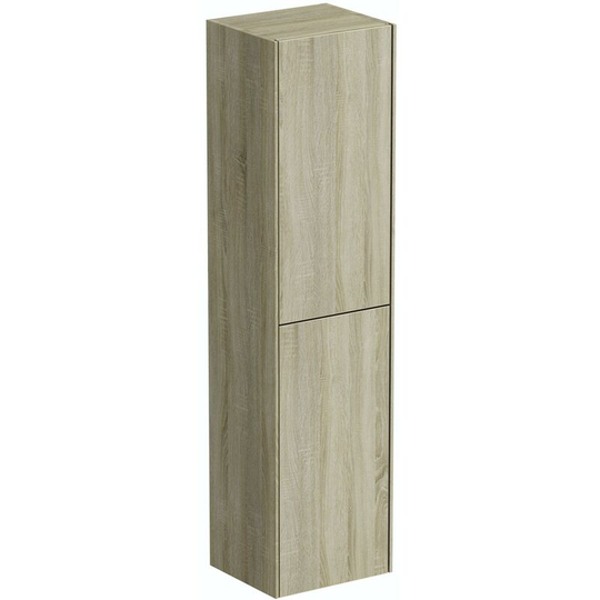 Austin oak wall hung cabinet 1400 x 350mm - Oak - Mode