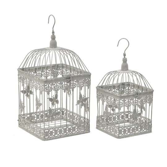 Stroupe 2 Piece Decorative Bird House Set