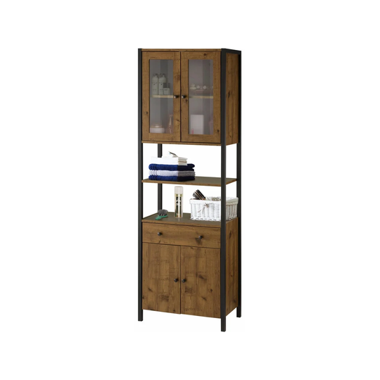 Killingworth 60cm W x 180cm H x 35Cm D Free-Standing Tall Bathroom Cabinet