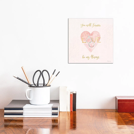 All You Need is Love XI Pink by Beth Grove - Wrapped Canvas Graphic Art