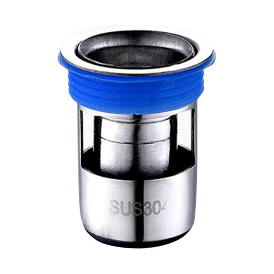 Stainless Steel Floor Drain u Shape Bathtub Strainer Shower Drain Smell Proof Shower Hair Catcher For Bathroom 3.8x5.5cm (Silver)