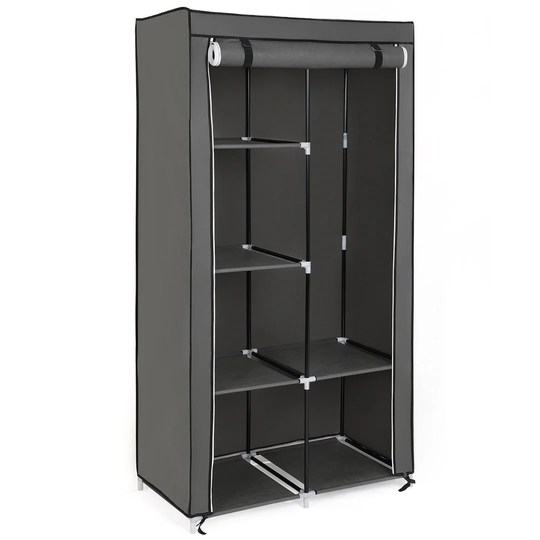 88 Wide Canvas Portable Wardrobe
